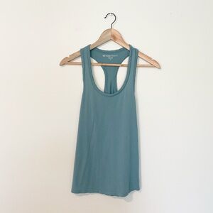 Beyond Yoga Teal Blue Racerback Tank Top
